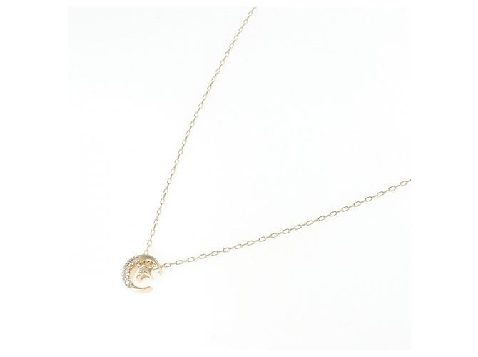 Autre Marque Collana in oro K10 e diamante agete D'oro - vista 2