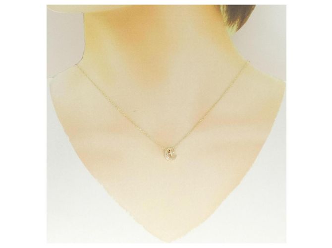 Autre Marque Collana in oro K10 e diamante agete D'oro - vista 6