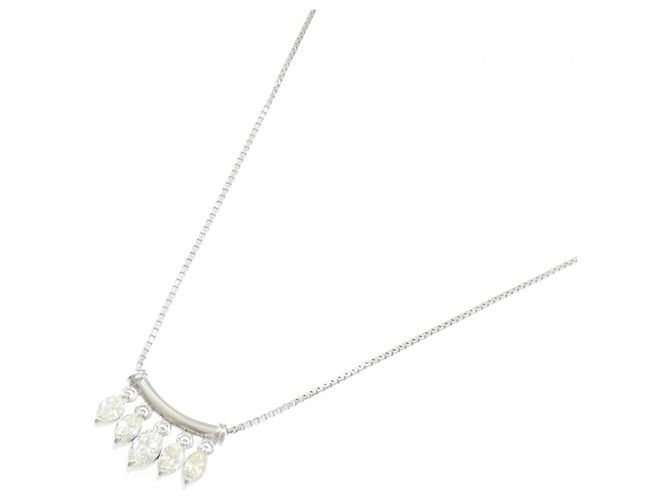 Autre Marque Collana di Diamanti PT900 PT850 Argento - vista 2