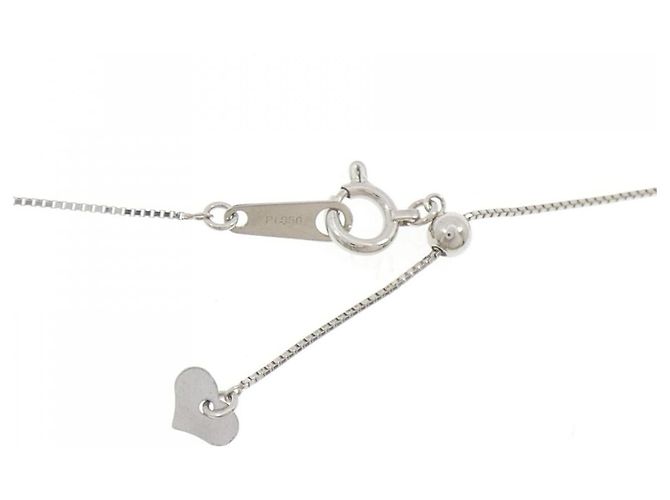 Autre Marque Collana a Croce con Diamanti Pt900 Pt850 Argento - vista 5