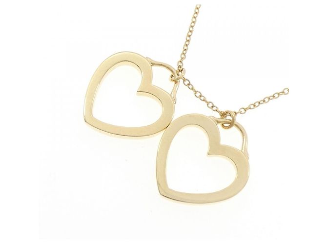 Collana Sentimental Double Heart in Au750 di Tiffany & Co. D'oro - vista 3