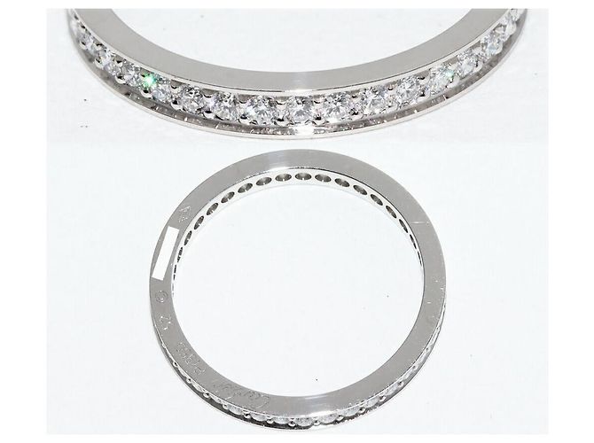 Cartier Ballerine Pt950 Diamantring Größe 52 Silber - Ansicht 5