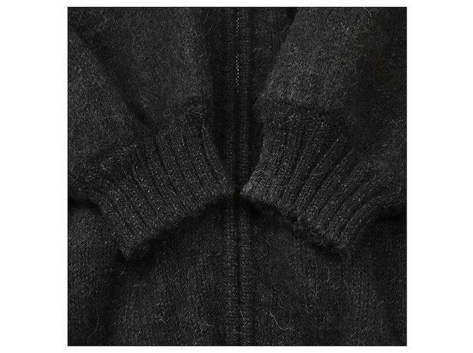 Timeless Chanel 08A P33445 Strickkleid aus Kaschmir und Alpaka Braun Anthrazitgrau - Ansicht 12