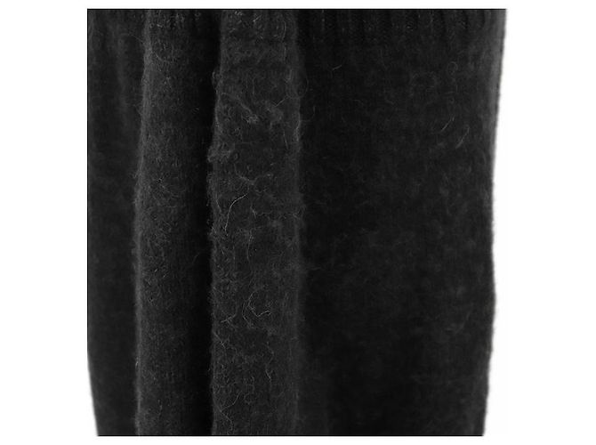 Timeless Chanel 08A P33445 Strickkleid aus Kaschmir und Alpaka Braun Anthrazitgrau - Ansicht 8