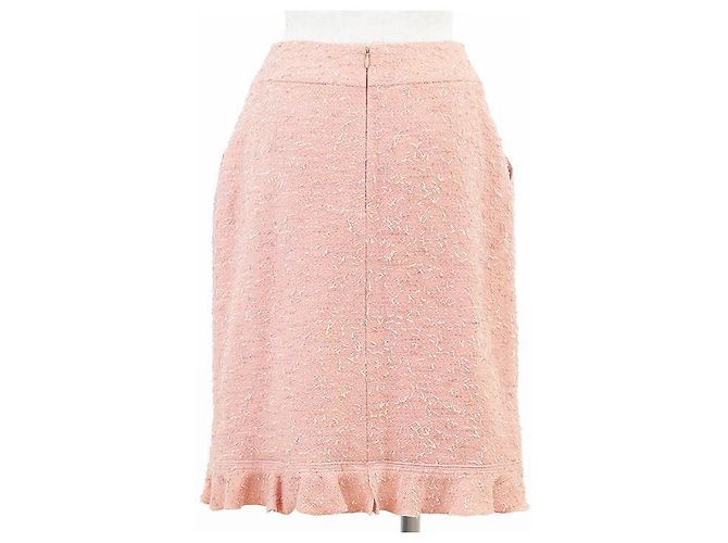 Timeless Conjunto de tweed de mezcla de lana Chanel Rosa - vista 6