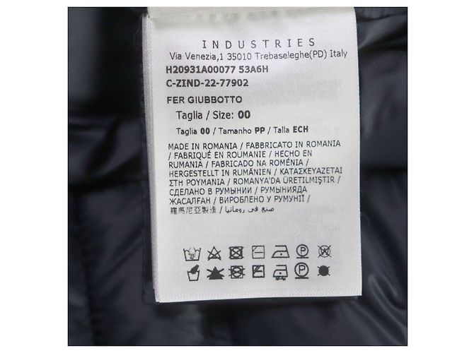 Chaqueta de nylon Moncler FER Logogram Azul Azul marino - vista 13