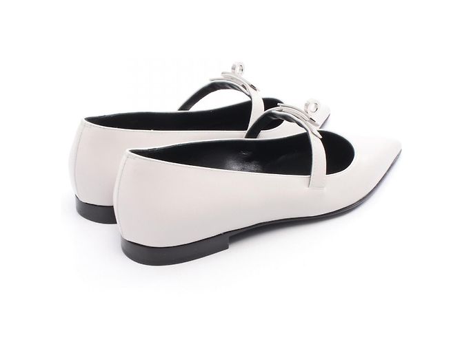 Hermès Hermes Kelly Leder Pumps Braun Grau - Ansicht 2