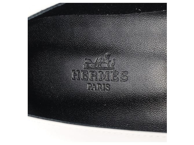 Hermès Hermes Kelly Leder Pumps Braun Grau - Ansicht 5