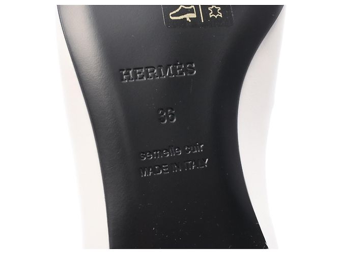 Hermès Hermes Kelly Leder Pumps Braun Grau - Ansicht 6