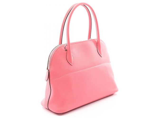 Hermès Borsa in pelle Hermes Bolide27 Rosa - vista 2