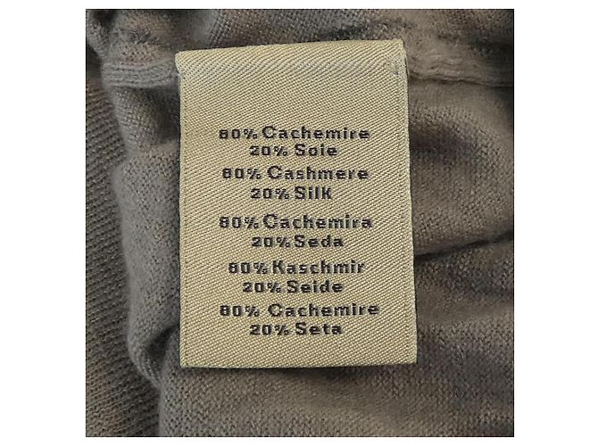 Hermès Hermes Seide-Kaschmir-Strick Braun - Ansicht 3