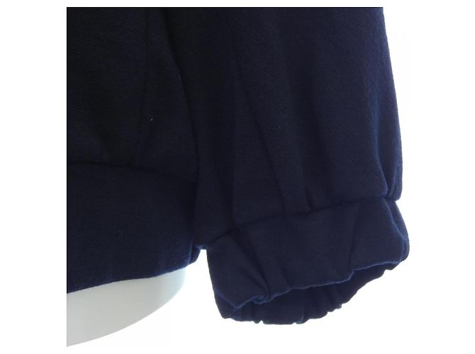 Autre Marque Tejido de mezcla de lana Drawer Azul Azul marino - vista 7