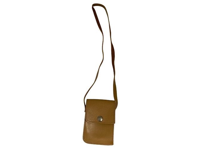 Autre Marque Borsa a tracolla mini in pelle MARGARET HOWELL Marrone - vista 7
