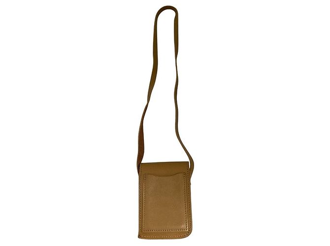 Autre Marque Borsa a tracolla mini in pelle MARGARET HOWELL Marrone - vista 8