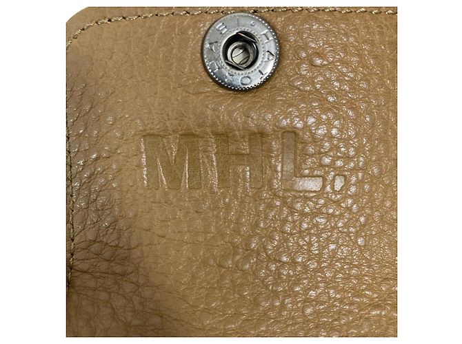 Autre Marque Borsa a tracolla mini in pelle MARGARET HOWELL Marrone - vista 9