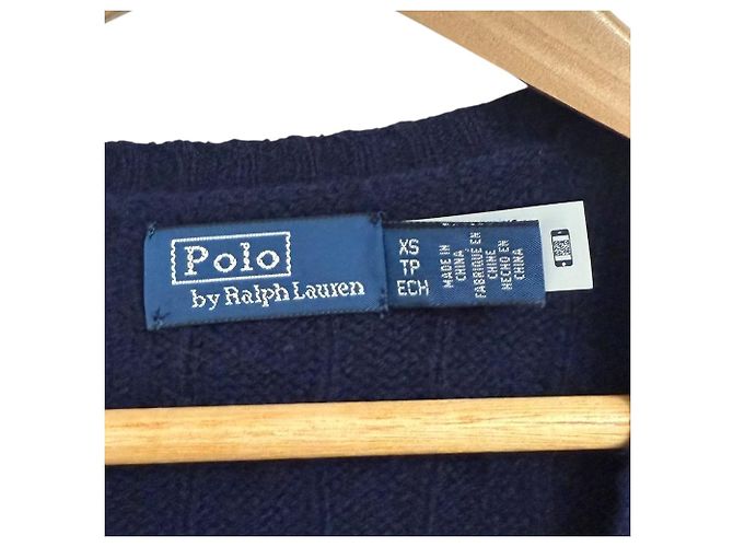 Polo by Ralph Lauren Wollstrickpullover Blau Marineblau - Ansicht 3
