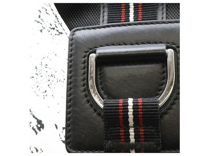 Mochila Christian Dior DIOR HOMME em nylon e couro - vista 4