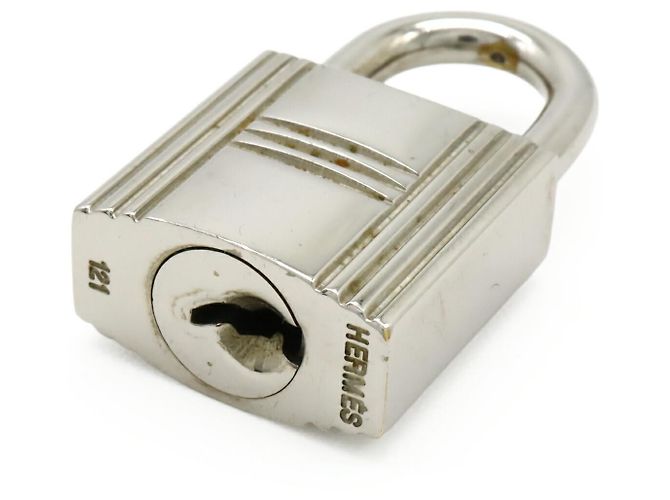 Hermès Vorhängeschloss 121 Zubehör Silber - Ansicht 4