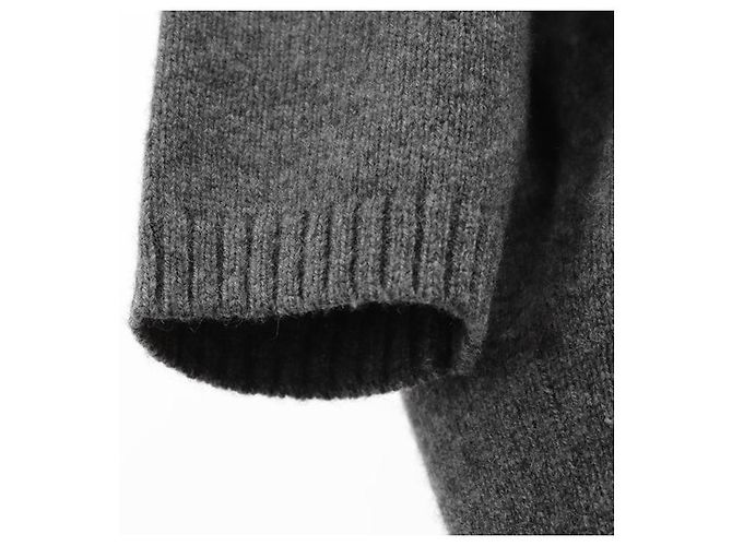 Gucci Cashmere-Kurzarm-Stricktop mit mittlerem Maschenbild - Ansicht 6