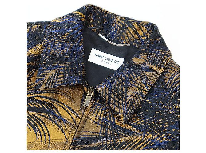 Yves Saint Laurent Giacca in jacquard botanico Saint Laurent Paris Multicolore - vista 2
