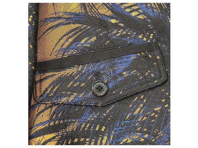 Yves Saint Laurent Giacca in jacquard botanico Saint Laurent Paris Multicolore - vista 4