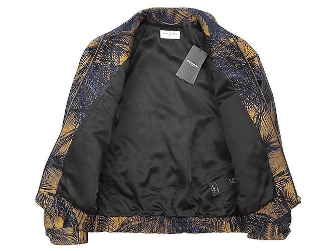 Yves Saint Laurent Giacca in jacquard botanico Saint Laurent Paris Multicolore - vista 7
