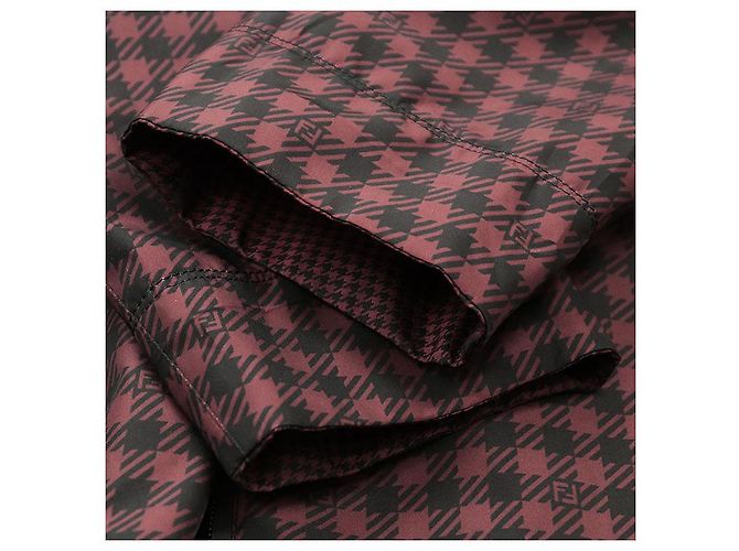 Gabardina de nailon reversible Fendi Roja - vista 16