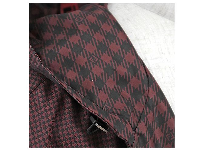 Gabardina de nailon reversible Fendi Roja - vista 3