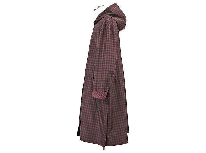 Gabardina de nailon reversible Fendi Roja - vista 5