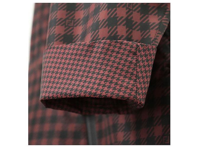 Gabardina de nailon reversible Fendi Roja - vista 6