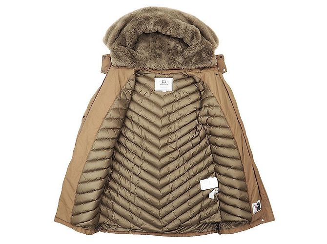 Chaqueta Woolrich Bow Bridge 60 40 Verde Caqui - vista 8
