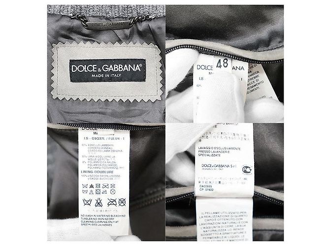 Dolce & Gabbana Chaqueta de punto de nubuck de piel de cordero Dolce&Gabbana Verde - vista 10
