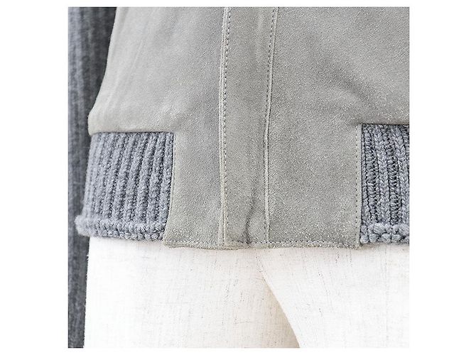 Dolce & Gabbana Chaqueta de punto de nubuck de piel de cordero Dolce&Gabbana Verde - vista 12