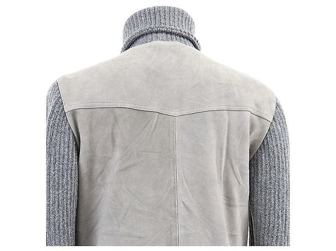 Dolce & Gabbana Chaqueta de punto de nubuck de piel de cordero Dolce&Gabbana Verde - vista 16