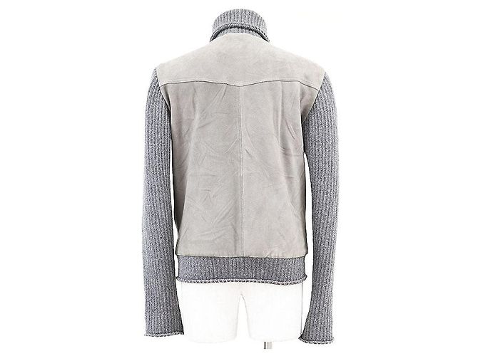Dolce & Gabbana Chaqueta de punto de nubuck de piel de cordero Dolce&Gabbana Verde - vista 6