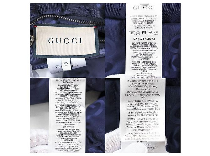 Chaqueta de pana Gucci Jumbo GG Monogram Azul Azul marino - vista 10