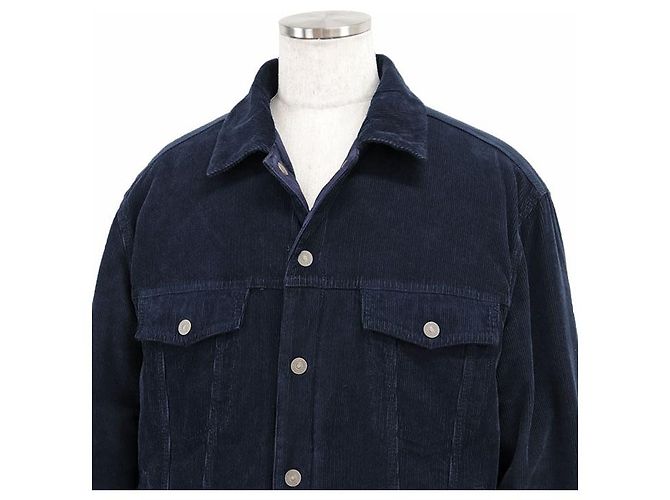 Chaqueta de pana Gucci Jumbo GG Monogram Azul Azul marino - vista 4