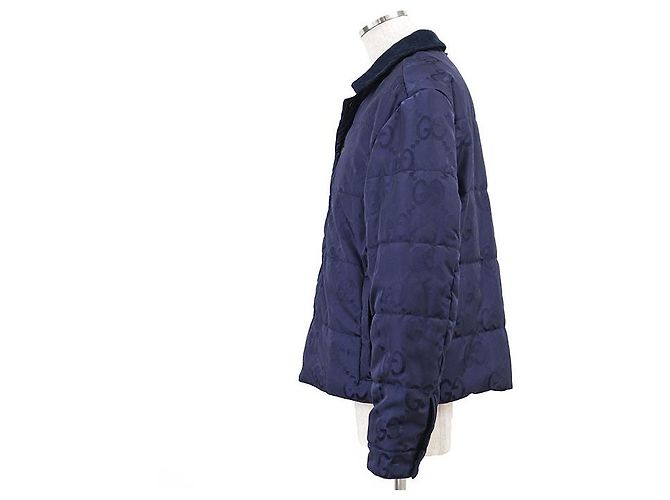 Chaqueta de pana Gucci Jumbo GG Monogram Azul Azul marino - vista 6