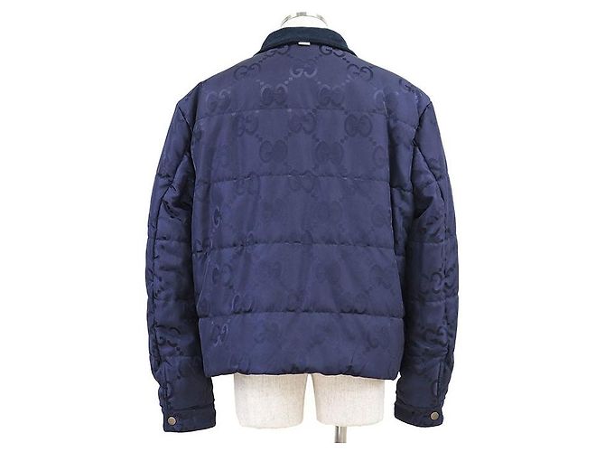 Chaqueta de pana Gucci Jumbo GG Monogram Azul Azul marino - vista 7