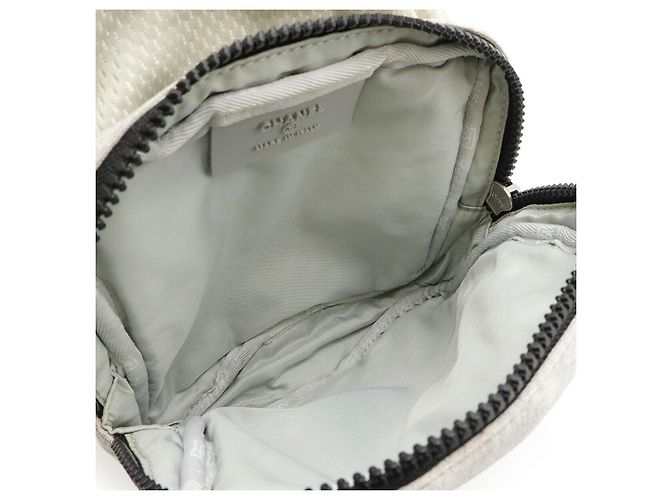 Pochete de algodão Chanel Sports Line Marrom - vista 8