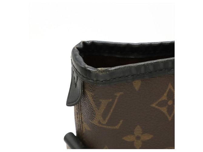 Louis Vuitton Davis Monogram Große Tote Bag Braun Schwarz - Ansicht 5
