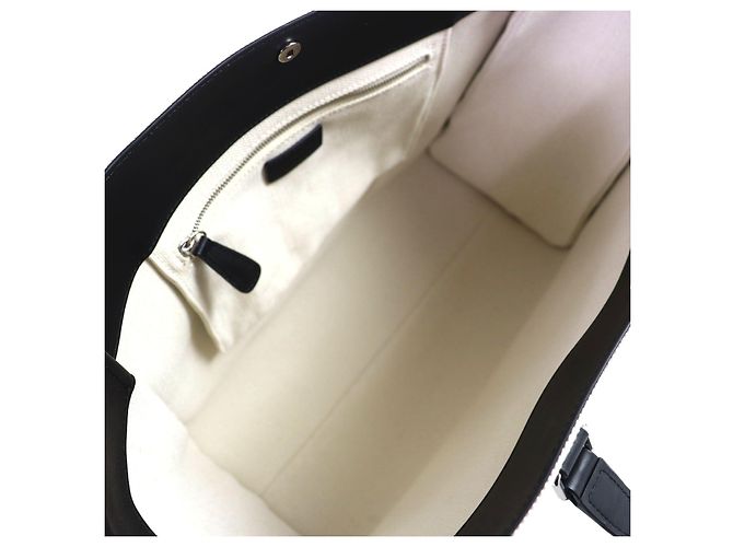 Apc Borsa tote in cotone A.P.C. COEYO Nero Crudo - vista 9