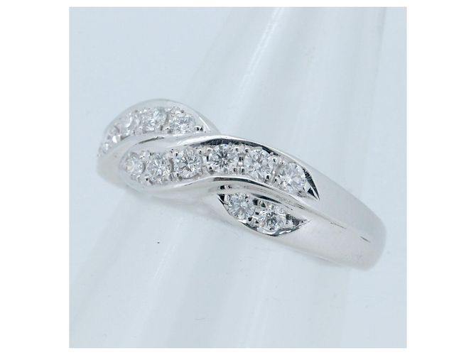 Autre Marque Anello Queen K18WG Diamond Argento - vista 3