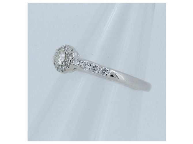 Autre Marque Anello Star Jewelry in Pt950 e Diamanti Giallo - vista 3