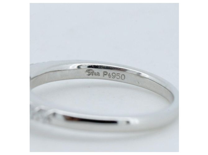 Autre Marque Anello Star Jewelry in Pt950 e Diamanti Giallo - vista 4
