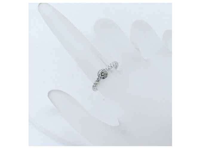 Autre Marque Anello Star Jewelry in Pt950 e Diamanti Giallo - vista 7