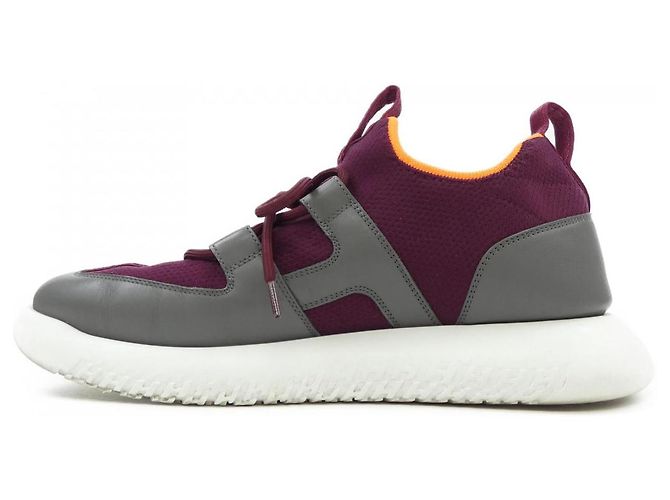 Sneakers Hermès 212911Z41.5 Marrone Rosso - vista 2