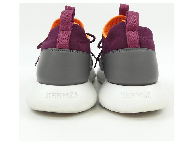 Sneakers Hermès 212911Z41.5 Marrone Rosso - vista 5