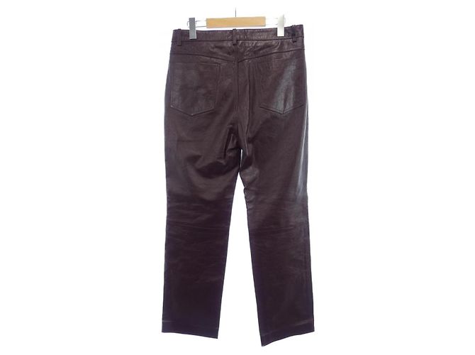 Gucci Kalbslederhose Rot - Ansicht 2