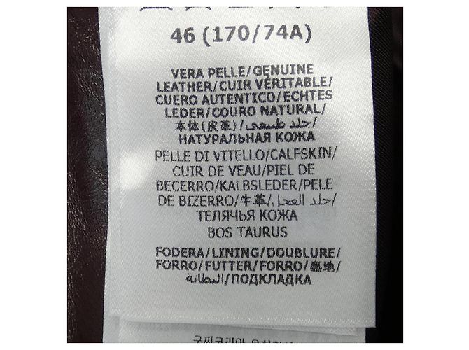 Gucci Kalbslederhose Rot - Ansicht 3